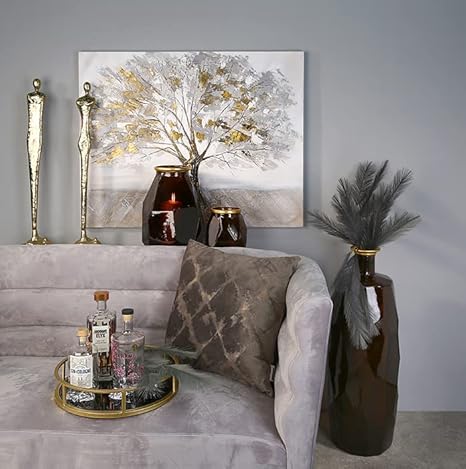 Casablanca modernes Design Sculpture Résine Bronze Gris Hauteur 22 cm - Nail Gallerys