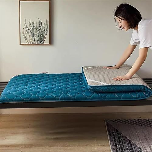 ZSMFCD Matelas De Sol Japonais Portable avec Fond Antidérapant, Tatami, Matelas De Couchage Fin, Futon Pliable pour Canapé De Camping - Nail Gallerys
