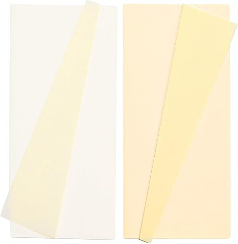 Lia Griffith Papier crépon 2/PKG WHT/VN/CHF, Blanc/Vanille et Vanille/Mousseline, Taille Unique - Nail Gallerys