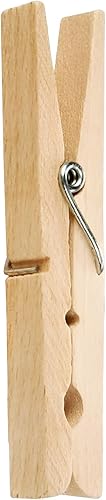 FORNOR 85323 Pince à Linge en Bambou X 20-9,5 x 1 x 1 cm - Nail Gallerys