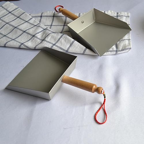 Pelle à poussière en métal – Petite pelle à poussière portable en acier inoxydable, accessoire de balayage pour cuisine, salle de bain, salon, chambre à coucher, garage, camping-car, terrasse, bureau - Nail Gallerys