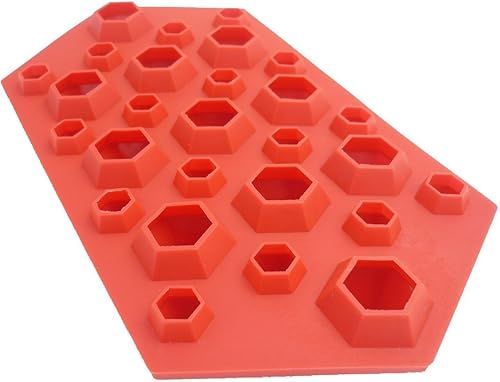 Selecto Bake - Moule en silicone 3D en forme de diamants,Moule en silicone pour gelée de chocolat, bombes de chocolat chaud, cacao, gelée de fête, glaçon, - Nail Gallerys