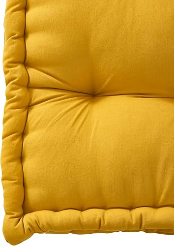 VERTBAUDET Matelas de Sol Style futon Moutarde 60X120 - Nail Gallerys