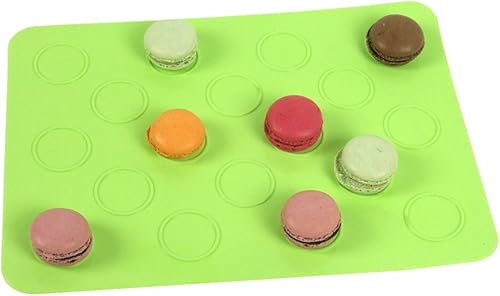 YOKO DESIGN - Feuille de cuisson - Plaque à 18 macarons 3.5 cm silicone - Nail Gallerys