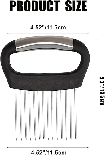 Porte Tranche Oignons,Tranche Oignon Support à Oignons Amélioré Trancher Les Outil de Cuisine Multifonction pour Couper Légumes Fruits Tomates Citrons - Nail Gallerys