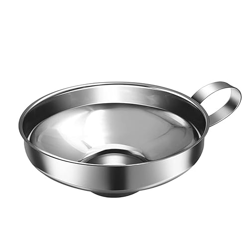 Haoyull Entonnoir en acier inoxydable pour bocaux larges et réguliers - Nail Gallerys