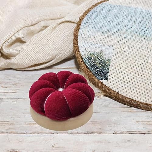 MagiDeal Pin Cushion Tampon à Aiguille Portable Couture de la Citrouille Pumpkin Picheter Pinde Pin de pin pour Coudre Manuelle, Grand Rouge - Nail Gallerys