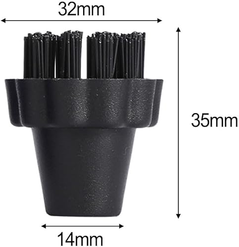 Lot de 6 brosses en nylon Vaporetto compatibles avec les modèles VAPORETTO pour VAPORETTO pour Lecoaspira, Unico, VAPORETTO Pro Series - Nail Gallerys