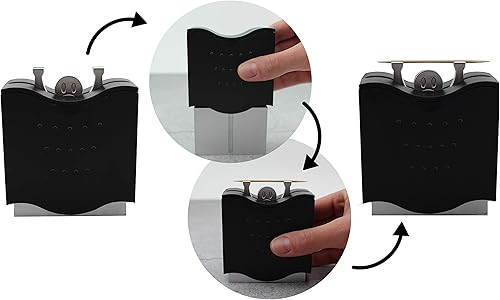 Zahnstocherspender Distributeur de Cure-Dents Pick a Boo en Plastique pour Homme Noir - Nail Gallerys