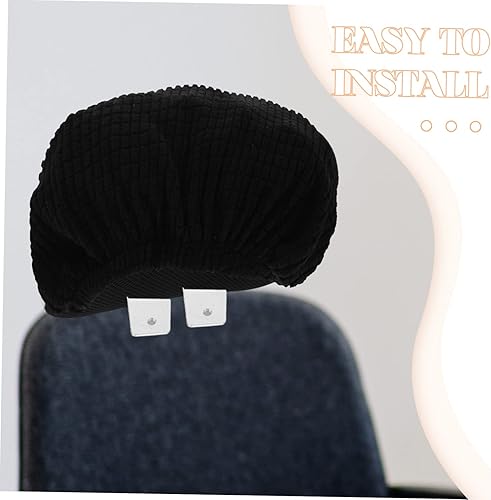 CORHAD Housse de coussin pour tête de chaise d'ordinateur, housse d'appui-tête de chaise de bureau, facile à installer - Nail Gallerys