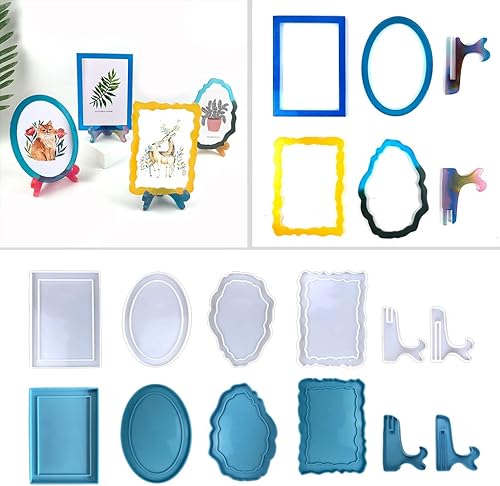 Grand moule en silicone époxy pour cadre photo - Grand moule en silicone pour moulage de résine - Nail Gallerys