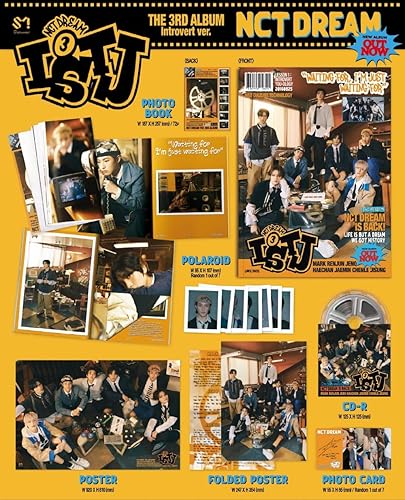 Dreamus NCT Dream - Vol.3 ISTJ Photobook Ver. CD+Folded Poster (Extrovert ver. (+1 Folded Poster)) - Nail Gallerys