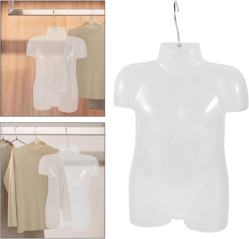 LOVIVER Torse de Mannequin pour Enfants, Cintre, Support de présentation de vêtements, Robe Demi-Corps, présentoir de vêtements pour garçons et Filles pour - Nail Gallerys