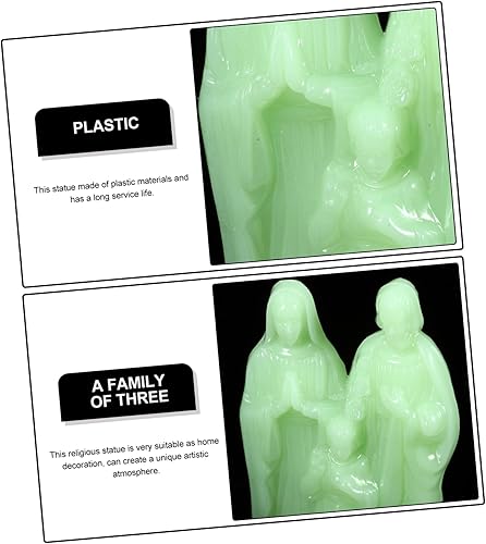 DRESSOOS Statue Religieuse Ornement De Jésus Ornement De Bureau Décoration Religieuse Ornement De Statue Sacrée Statue Délicate Statues De Jésus Fournitures De Fête Artisanat D'Église De - Nail Gallerys