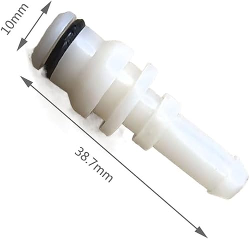Lot de 2 tiges de raccord de tuyau en plastique de rechange pour Karcher, Puzzi 100, Puzzi 200, Puzzi 300, Puzzi 400 Pro - Nail Gallerys
