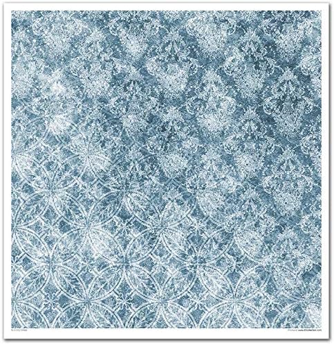 ITD Collection - Emballage Scrapbooking 12 x 12 pouces, Papier Scrapbooking, Papier Décor, Papier Carton - 310 x 320 mm (SLS-012 - Water)- HS code 48025890 - Nail Gallerys