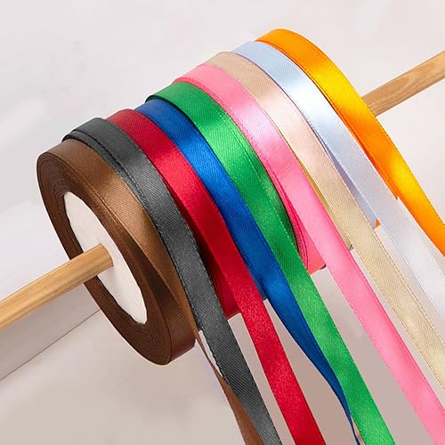 feyiubmen Rubans polyvalents en 16 couleurs 10 mm x 20 m, rubans décoratifs pour roses et artefacts avec broche de feyiubmen Artefacts, décorations, emballages cadeaux, bouquets et cordons - Nail Gallerys