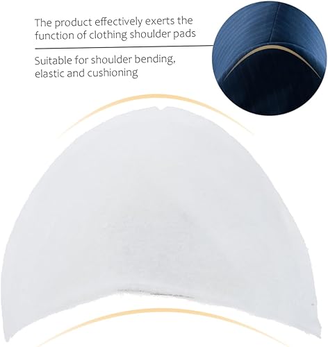 OSALADI Lot De 50 Paires D'Épaulettes Pour Robe Manteau Costume Veste Blazer Soutien De La Posture Coussin D'Épaule En Coton Blanc - Nail Gallerys