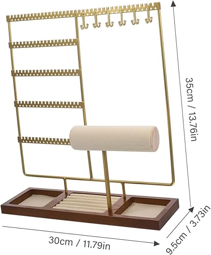 ABOOFAN Présentoir à Bijoux Organisateur Multifonctionnel Pour Colliers Boucles Oreilles Et Bracelets Ajout Élégant à Votre Décoration Intérieure - Nail Gallerys
