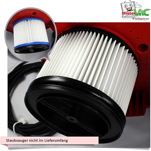 MisterVac compatible avec le filtre de remplacement de la cartouche filtrante Bosch GAS 20 L SFC Professional - Nail Gallerys