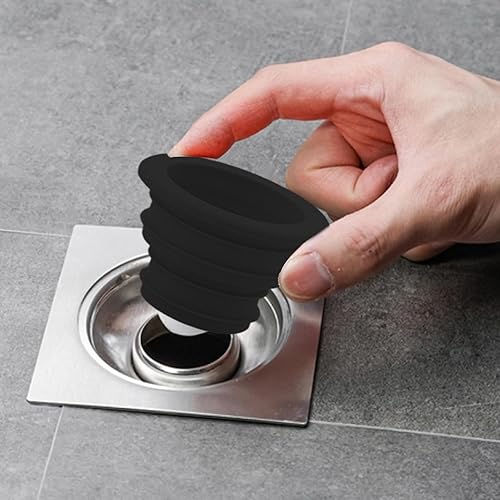 Bouchon de tuyau de vidange en silicone | Bouchon de vidange de sol anti-odeur – Bouchon de tuyau de vidange de machine à laver pour buanderie, salle de bain, baignoire, cuisine - Nail Gallerys