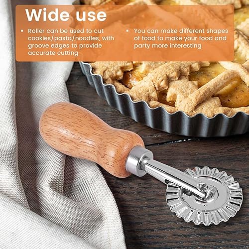 Kopinma Roue à pâte Coupe Roue à pâtes Ravioli sertisseuse Roue de Coupe pâte pour Accessoires de pâtes de Cuisine - Nail Gallerys