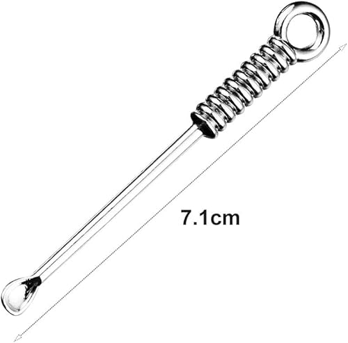 Lot de 10 mini cuillères à mesurer en acier inoxydable pour sel, épices, cuillères de cuisine, argent - Nail Gallerys