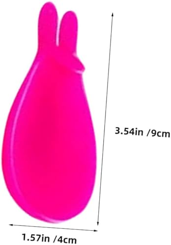 SHERCHPRY Lot de 5 porte-sachets de thé en forme de lapin en silicone - Porte-sachets de thé - Porte-tasse - Clip pour tasse - Marqueur - Nail Gallerys