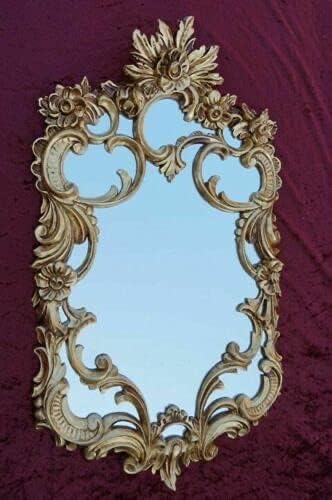 C511 - Miroir mural - Style baroque vieilli - 60 x 35 - Nail Gallerys