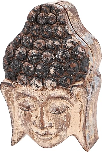 GURU SHOP Boîte puzzle vintage Magic Box avec fermeture secrète – Bouddha 6, multicolore, 6,5 x 9,5 x 15 cm, boîtes et boîtes - Nail Gallerys