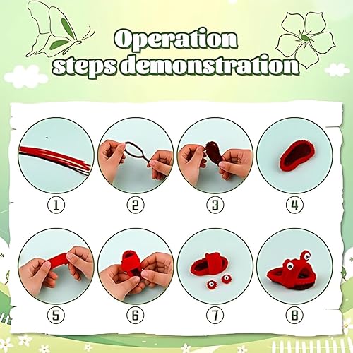 SULIUDAJI 100 Pièces Fil Chenille, 10 Couleurs, Chenille Loisir Creatif avec 80 Yeux Branlants Autocollants, Craft Pompons Multicolores Rondes, Métal, 6 mm, Multicolore, SUL2408AMH119 - Nail Gallerys