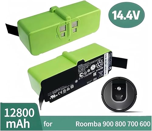 Zhyepou Batterie Li-ION 14,4 V 12800 mAh. Compatible avec Les aspirateurs iRobot Roomba séries 900, 800, 700 et 600, 960, 980, 981, 965, 895, 890, 860, 695, 692, 690, 680 et 675.(3500mAh) - Nail Gallerys