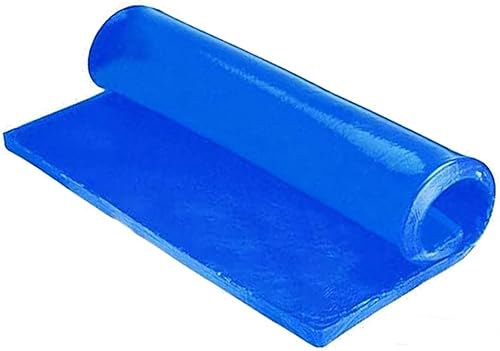 PLSUSJHAO Coussin de siège de Moto en Gel Absorbant Les Chocs, réduit la Fatigue, Confortable et Doux en Tissu rafraîchissant Accessoires Bleu Selle Tendance à Faire soi-même (25 x 22 x 1 cm) - Nail Gallerys