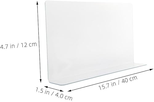 PRETYZOOM 2pièces Lot de Pare Éclaboussures De PVC Protecteur Transparent pour Lavabo Barrière Anti-éclaboussures Pratique pour Salle De Bain - Nail Gallerys