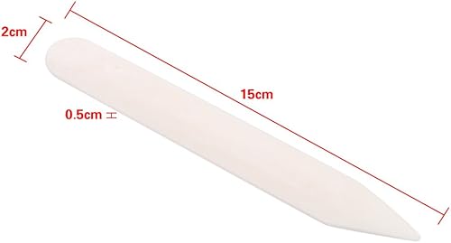 Outil de Dossier D'os Outil de Pliage de Papier D'os Ensemble D'outils de Couture de Pliage de Couture D'os Outil de Pliage D'os Bricolage pour L'artisanat en Cuir de Bricolage - Nail Gallerys