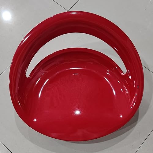 MagiDeal Surface de Tabouret de Bar Rouge, Pivotant, Polypropylène, Siège de Tabouret de Bar, Salle à Manger - Nail Gallerys