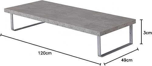 MOB-IN Plan de Toilette Suspendu Seul - Will - 60 cm - EP. 3,8 cm - Nail Gallerys