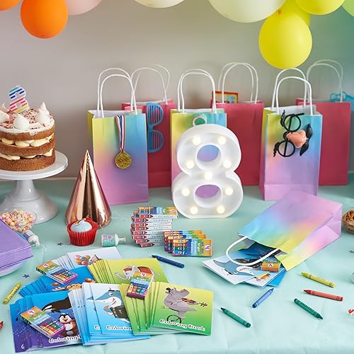 THE TWIDDLERS - 72 Petits Livres de Coloriage & 18 Boîtes de Crayons de Cire - Kermesse, Mariages, Anniversaire Enfants, Pochettes Surprises, Cadeaux Invités - Nail Gallerys