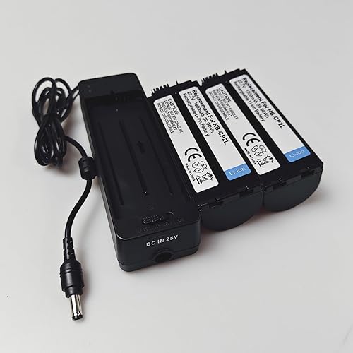 Batterie de Remplacement Li-ION 1800 mAh et Chargeur NB-CP2L compatibles avec Canon SELPHY NB-CP1L CP1500 CP1300 CP1200 CP910 CP900 CP800 CP790 CP780 CG-CP200 (2 Batteries et 1 Chargeur) - Nail Gallerys