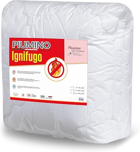 V.I.P. VERY IMPORTANT PILLOW Couette Ignifuge Demi-Saison approuvée en Classe 1 IM, 100% Polyester siliconé cardé, 1 Place, 150 x 200 cm, 200 g, Blanc - Nail Gallerys