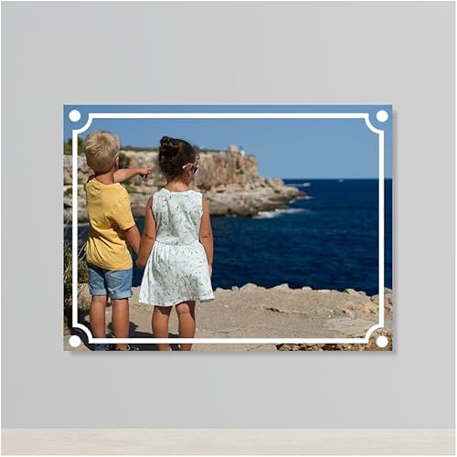 DECOHO - Plaque métallique personnalisée - Plaque de Rue - 15 x 20 cm - Nail Gallerys