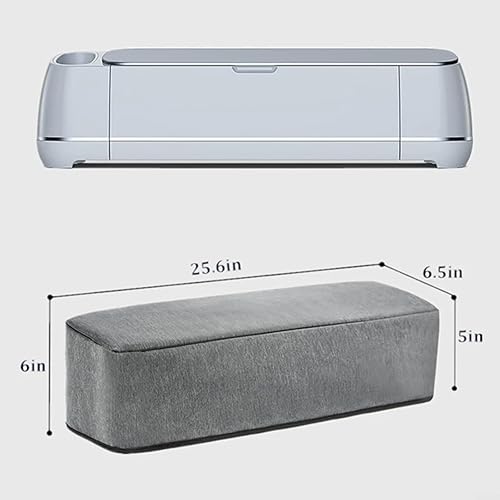 EXTRWORY Housse anti-poussière pour machine de découpe Cricut Maker 3 pour Maker For Explore Air 2, tissu Oxford robuste avec poches, gris - Nail Gallerys