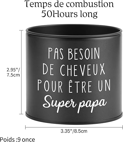 TheGiffter Cadeau Fete des Peres,9oz Bougies Parfumées Lavande Cadeaux Anniversaire Papa, Cadeau Papa Nnoel Fete Des Peres Original - Nail Gallerys