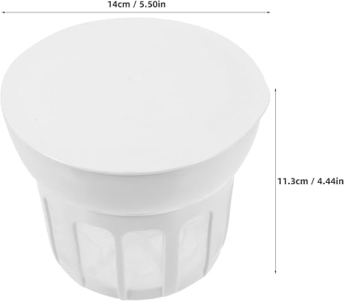 IMIKEYA Filtre À Yaourt Grec À Mailles Fines Grand Format Avec Couvercle Pour Fromage - Nail Gallerys