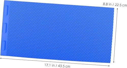 KONTONTY Feuilles moule à cire d'abeille moules Outil de bricolage Alimentation de bricolage moule artisanal fait à la main moule fait main Gel de silice rouge - Nail Gallerys