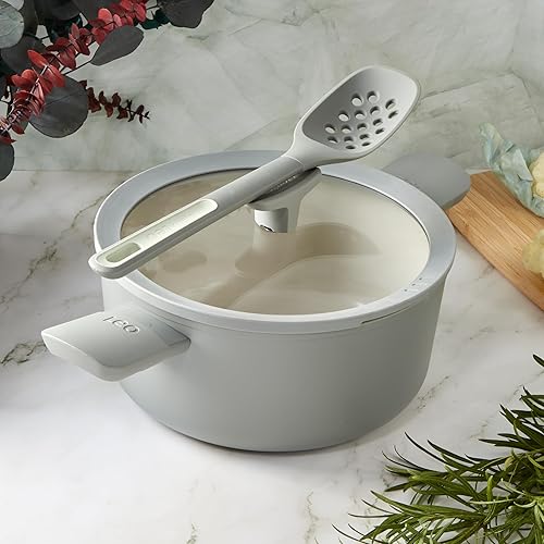 Berghoff - Marmite antiadhérente avec couvercle Balance Moonmist 24x11,50cm - Nail Gallerys