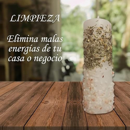 Bougie Ruda et sel aux propriétés purifiantes, protectrices et de nettoyage énergétique - Nail Gallerys