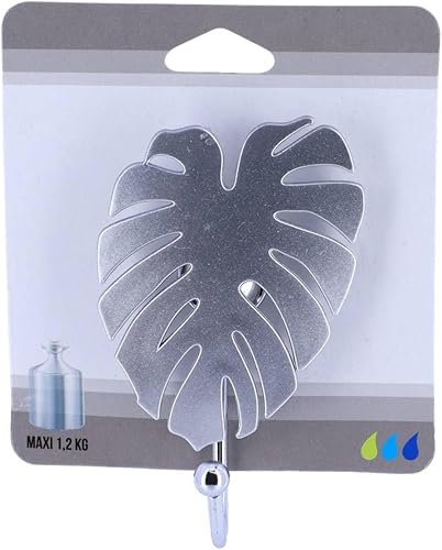 TENDANCE - Crochet feuille ps sur ventouse - argent - Nail Gallerys