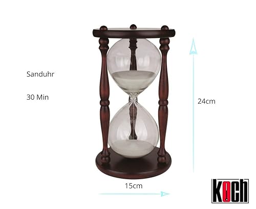 KOCH Sablier «Classic», 60 min, acier inoxydable - Nail Gallerys