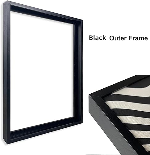 Peinture À L'huile Abstraite Paysage Peintures Sur Toile Grande Taille Coloré Mur Art Photos Pour Salon Décoration De La Maison 80x160cm/(31x63inch) avec-cadre-noir - Nail Gallerys